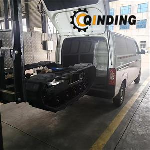 QDRT-01T 1 Ton Rubber Crawler Track Chassis With Best Price
