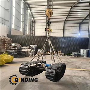 QDST-01T Rubber Crawler Track Chassis for 1 Ton Machine