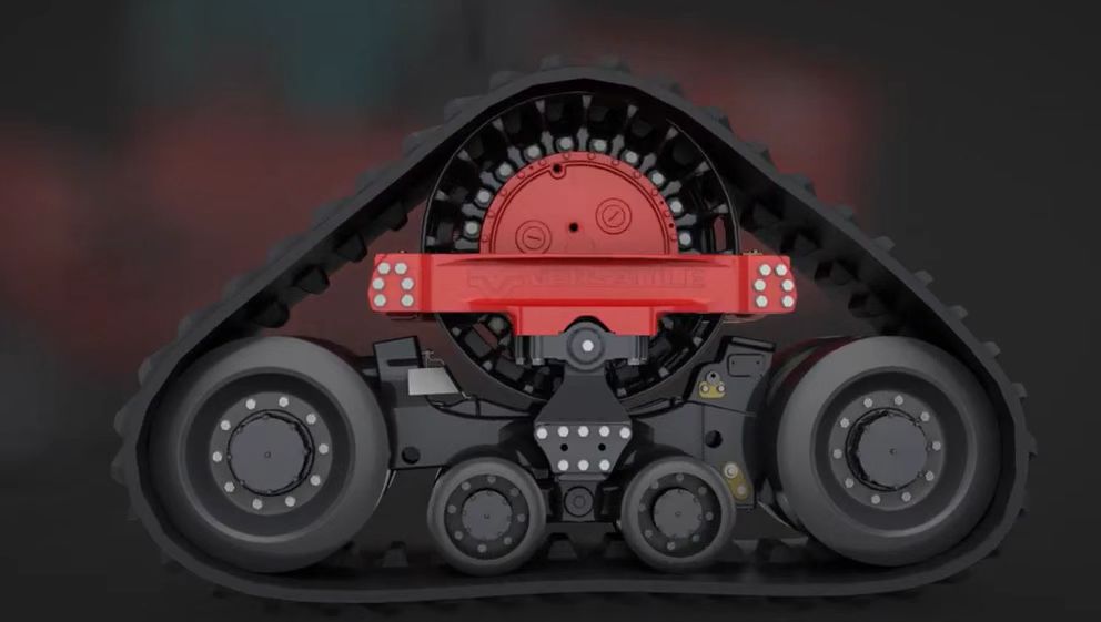 Customized Triangular rubber track