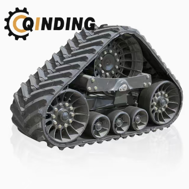 Crawler Trangle Rubber Track Chassis System