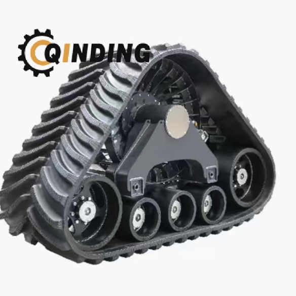 Crawler Trangle Rubber Track Chassis System for Agri moving system