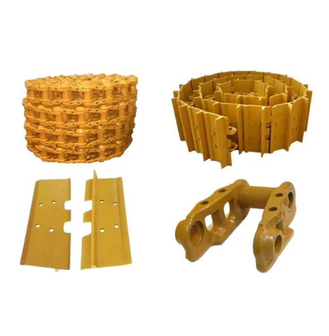 Lubricated Chain Link Bulldozer Track Chain/Track Shoe Assembly Cat D6c D6d