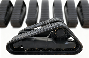 QDRT Triangle Rubber Tracked System for Skid Steer Loader Track Undercarridge