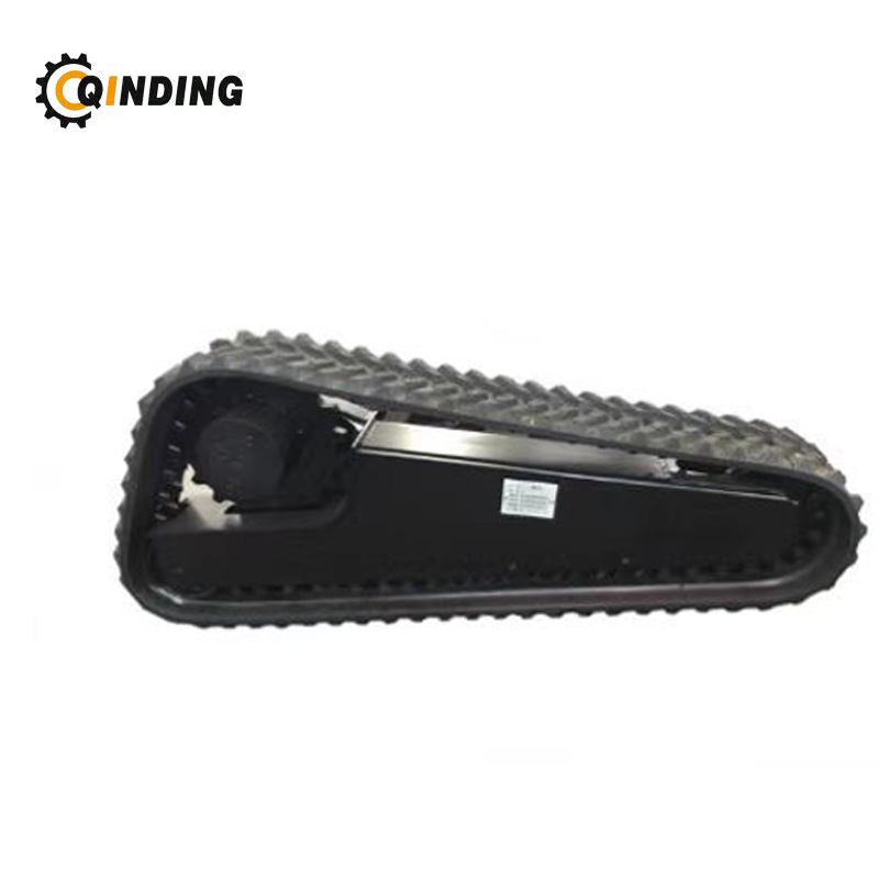 QDRT Triangle Rubber Tracked System-Skid Steer Loader Track Undercarridge