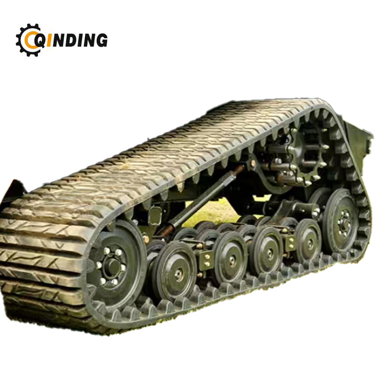 QDRT Triangle Rubber Tracked System-Skid Steer Loader Track Undercarridge