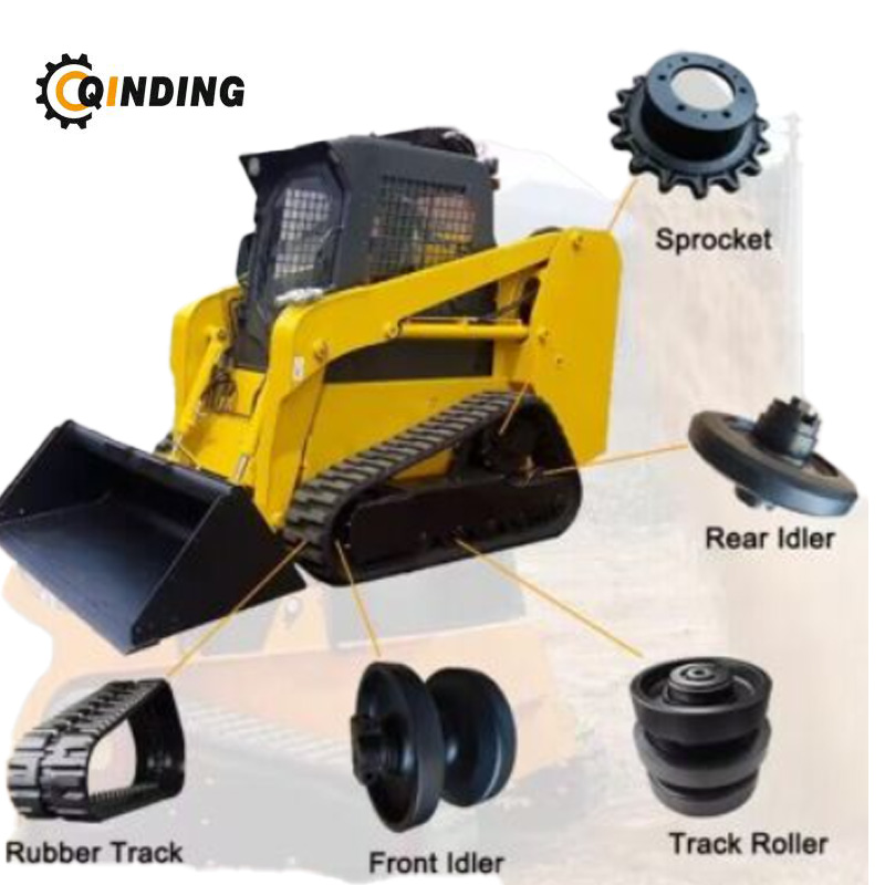 QDRT Triangle Rubber Tracked System-Skid Steer Loader Track Undercarridge