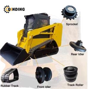 QDRT-3T Skid Steer Loader Rubber Track Chassis