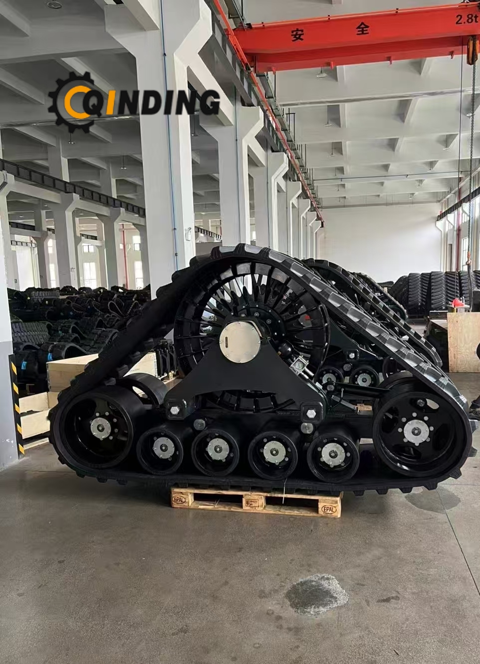 Triangle Rubber Tracks Assembly Crawler Chassis Undercarriage