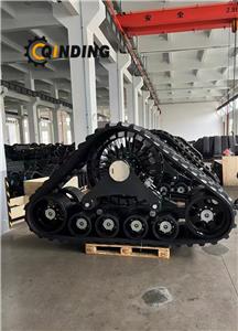 Triangle Rubber Tracks Assembly Crawler Chassis
