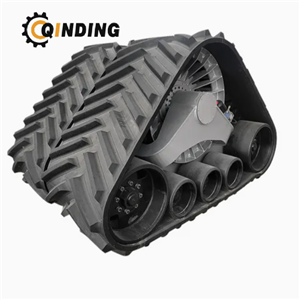 Triangle Rubber Tracks Assembly Crawler Chassis Loader