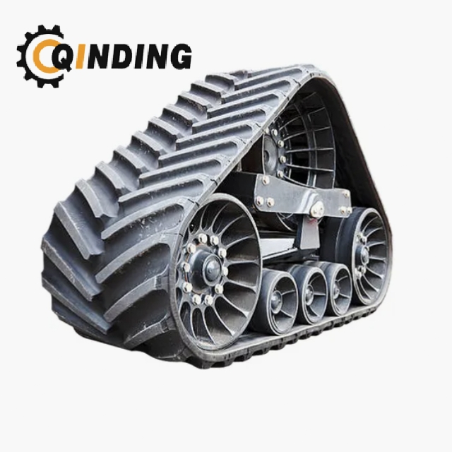 Triangle Rubber Tracks Assembly Crawler Chassis Undercarriage