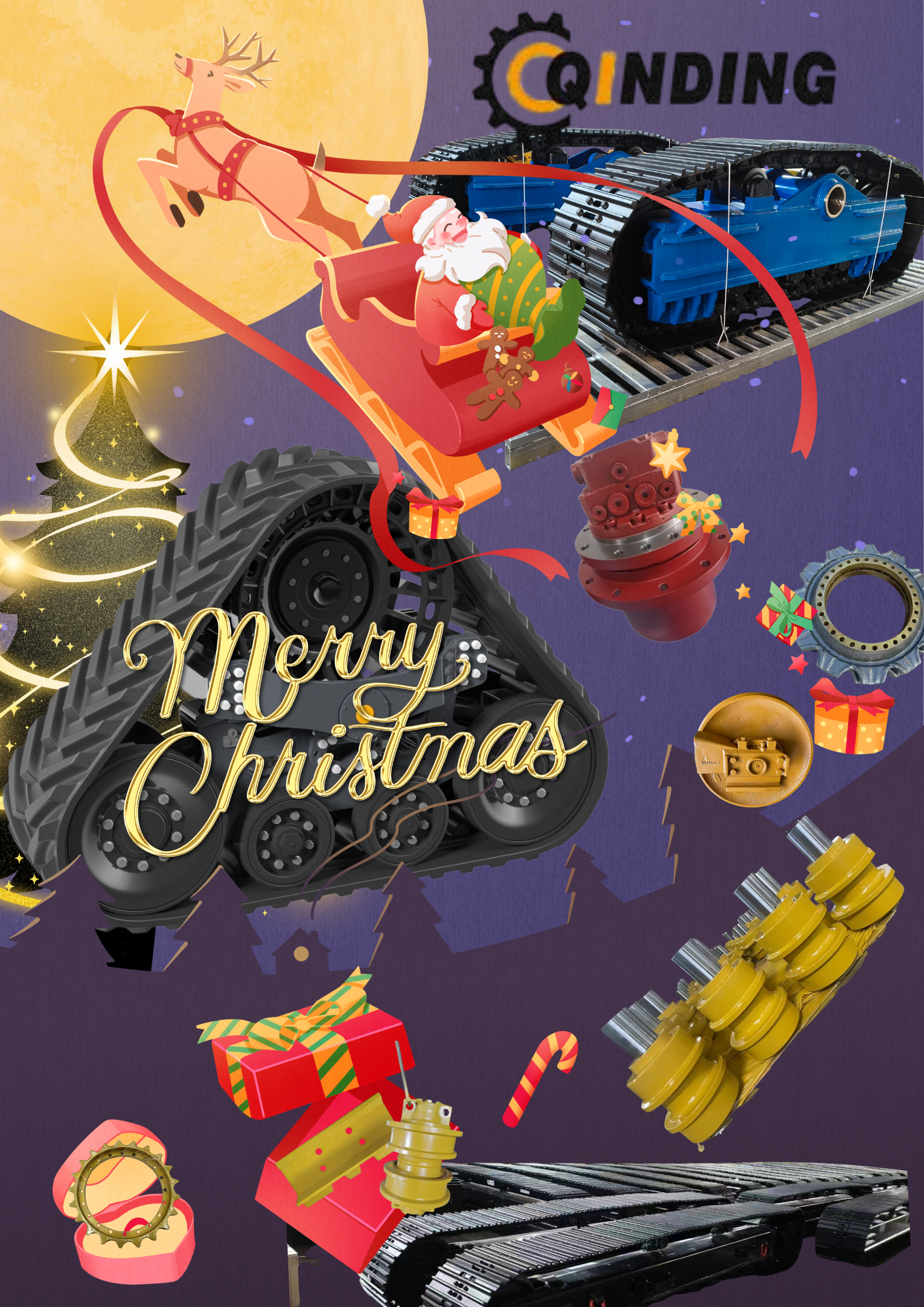 Warm Christmas Greetings from Qinding Machinery