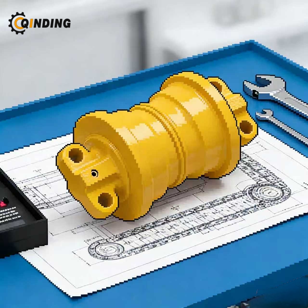 Excavator Track Roller Undercarriage Parts Bottom Roller