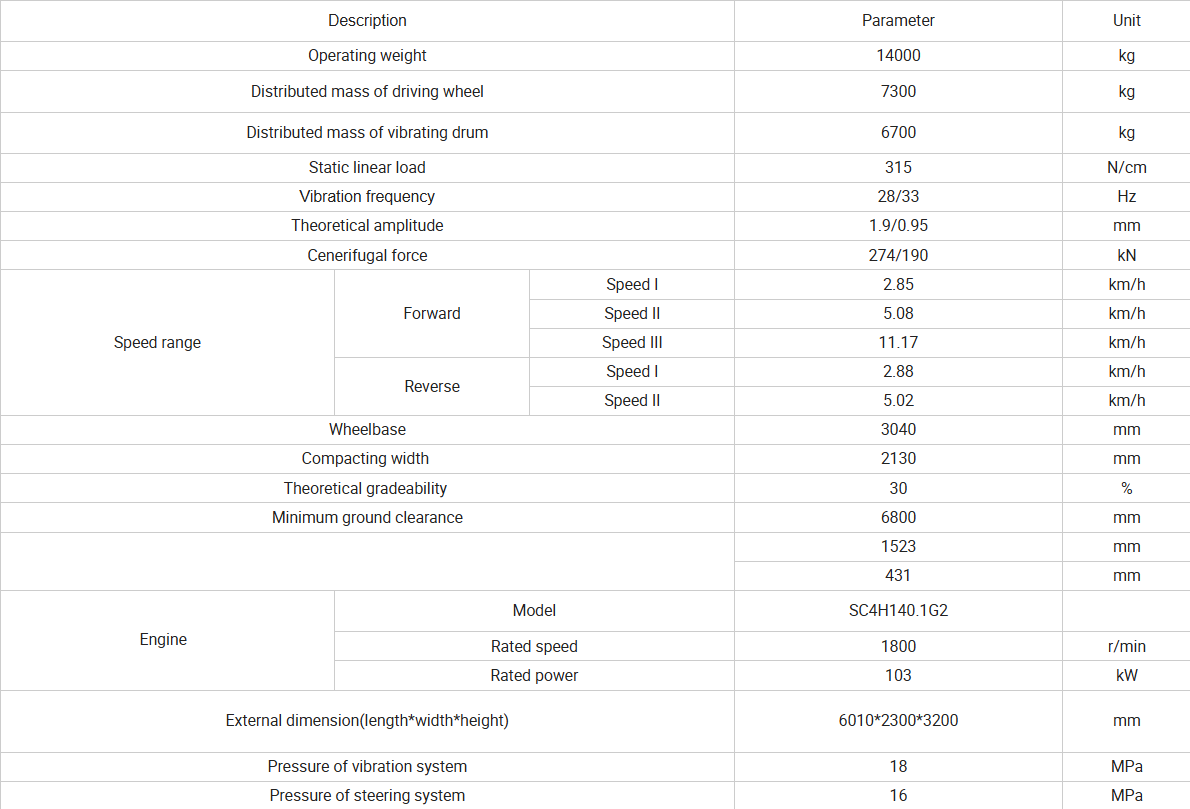 Vibratory Road Roller