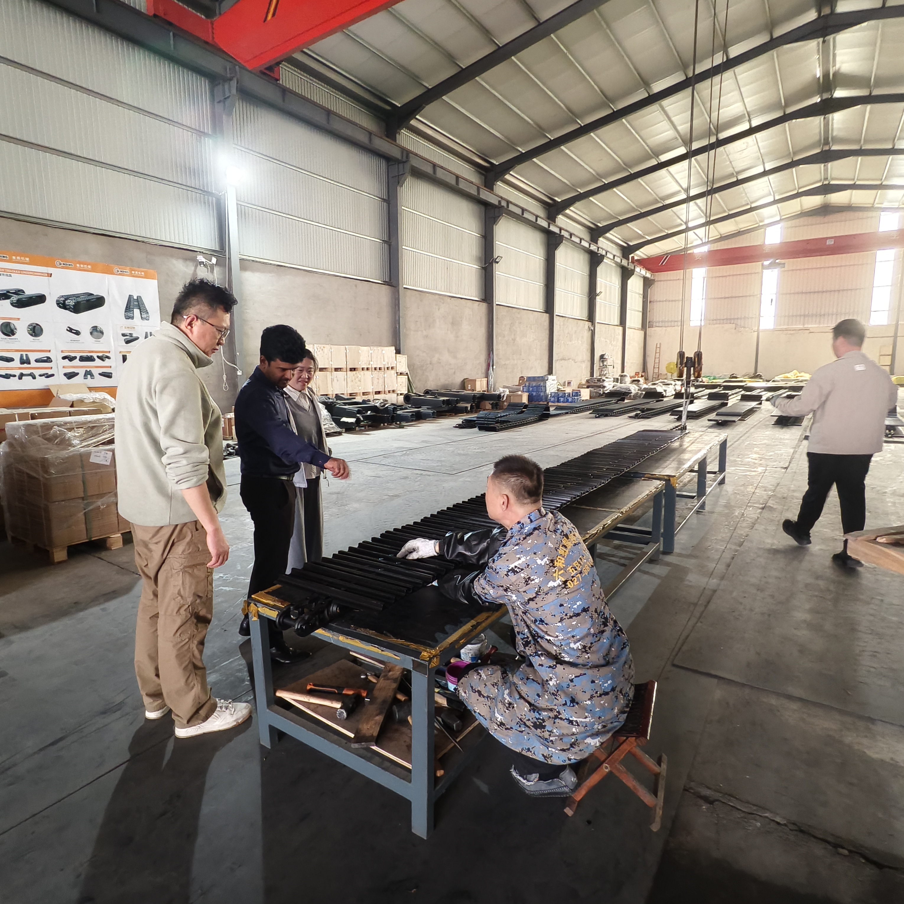 Indian clients visited our company for inspection and exchange