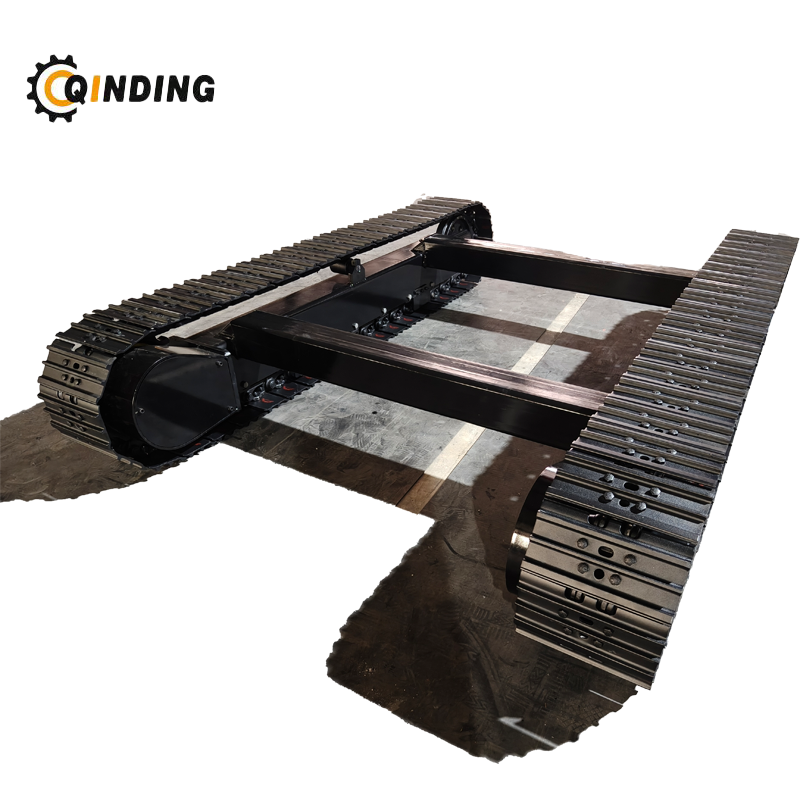 Qinding Machinery Delivers Custom QDST‑7T 7‑Ton Steel Crawler Undercarriage
