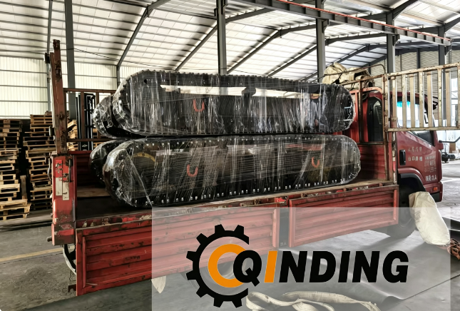 Tracked Chassis With Rubber Pads Tracked Chassis With Rubber Pads