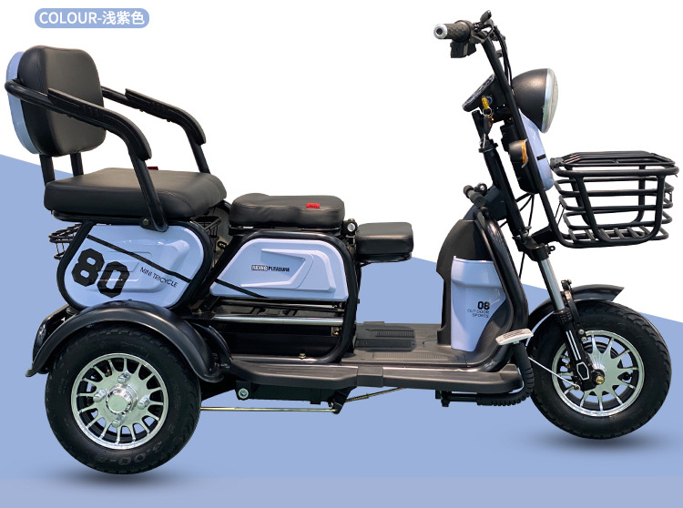 Cheap 3 Wheel Fat Tire Electric Cargo Delivery Bike Motorized Adult Electric Powered Tricycle