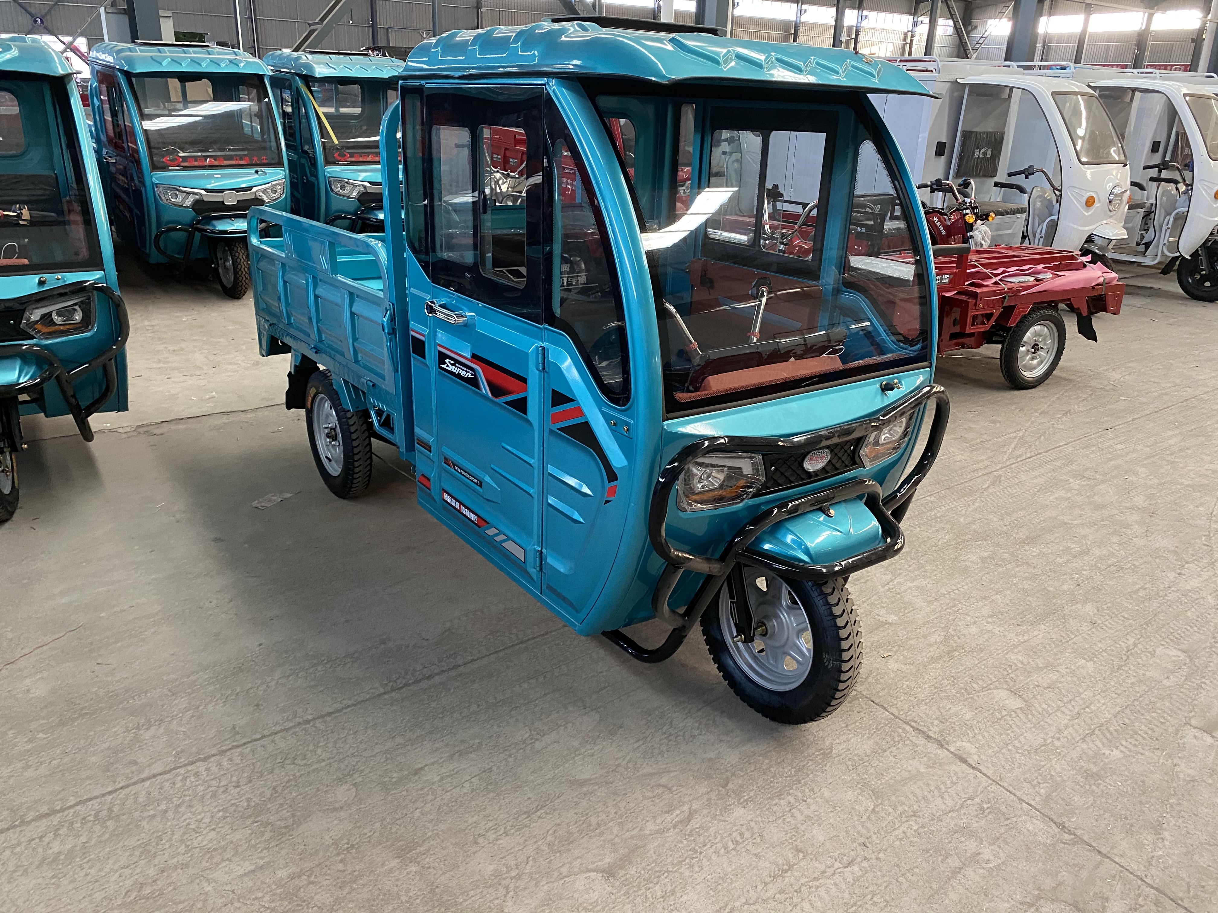 cargo electric three-wheel truck pure electric load capacity