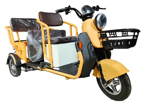 Электрический трехколесный велосипед для отдыха Фуринка с защитой для защиты