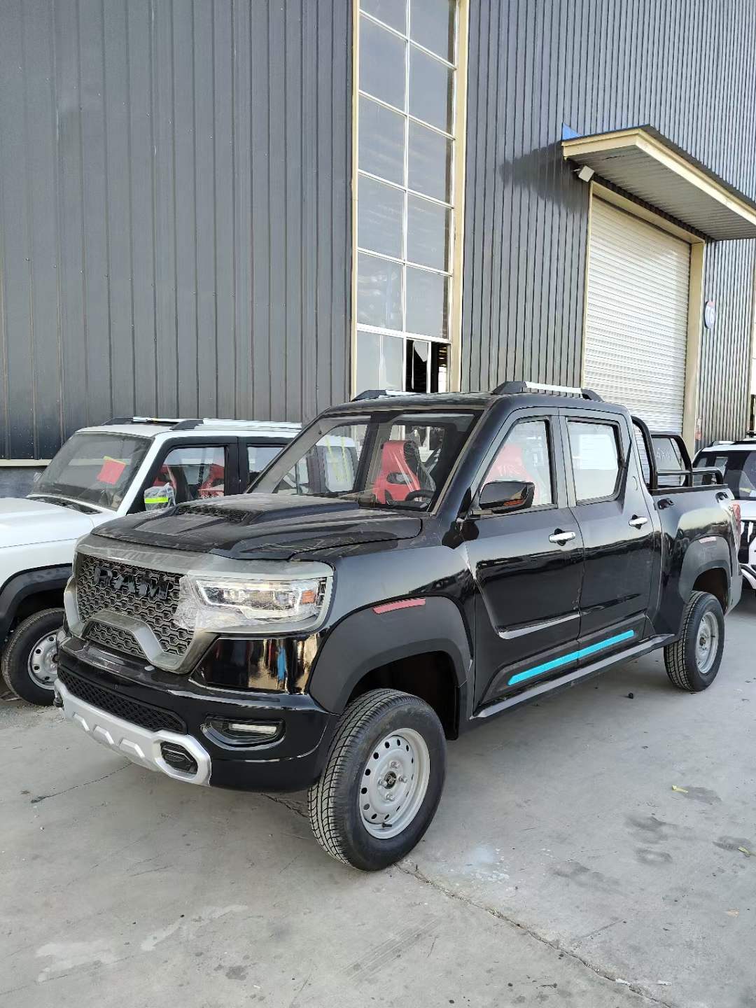 Powerful electric pickup truck