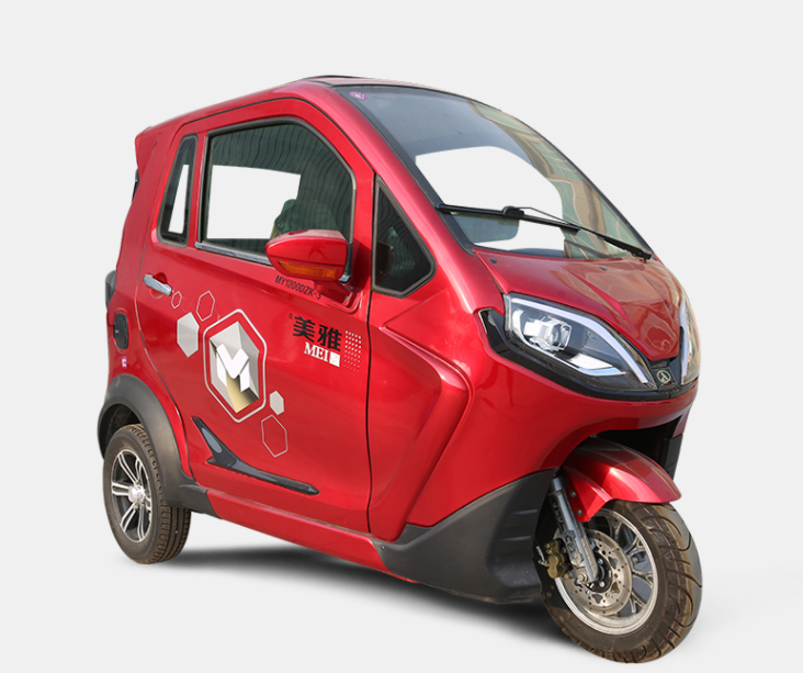 2024 Exquisite and beautiful electric Passenger Tricycle Adult Three-wheel closed Electric Tricycles can be used in daily life