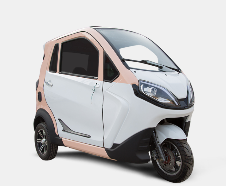 2024 Exquisite and beautiful electric Passenger Tricycle Adult Three-wheel closed Electric Tricycles can be used in daily life
