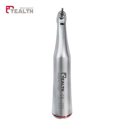 Tealth 1:5 increase red fiber optic contra angle handpiece