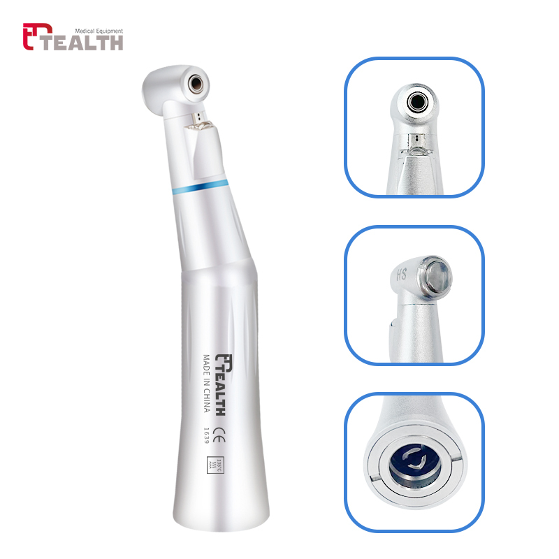 Pieza de mano dental LED de contraángulo de irrigación interna