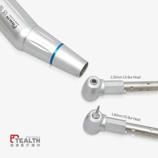 Pieza de mano dental LED de contraángulo de irrigación interna