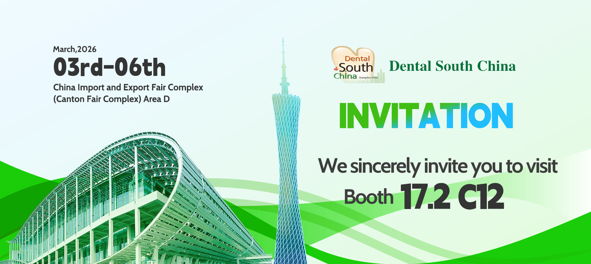 Invitation of Dental South China 2026