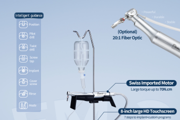 Tealth EM - аппарат для 3 имплантаций и волоконно-оптический имплантологический угол 20:1: революционизация процедур дентальной имплантации.