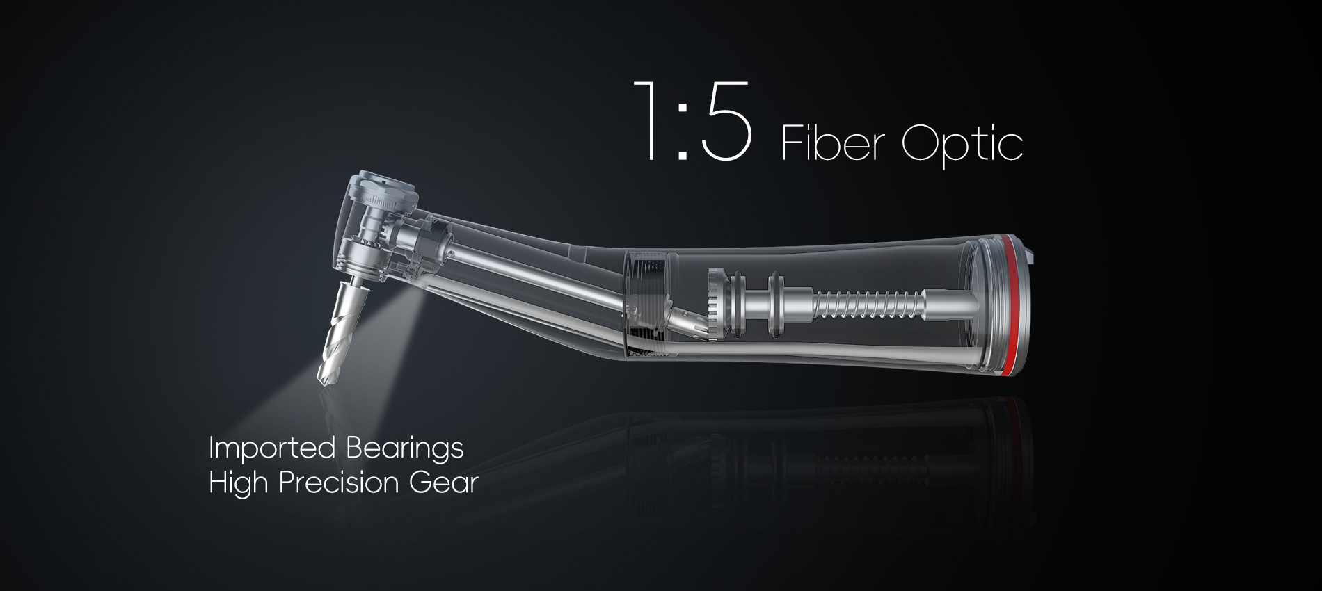 1:5 Fiber optic Increasing Dental Handpiece