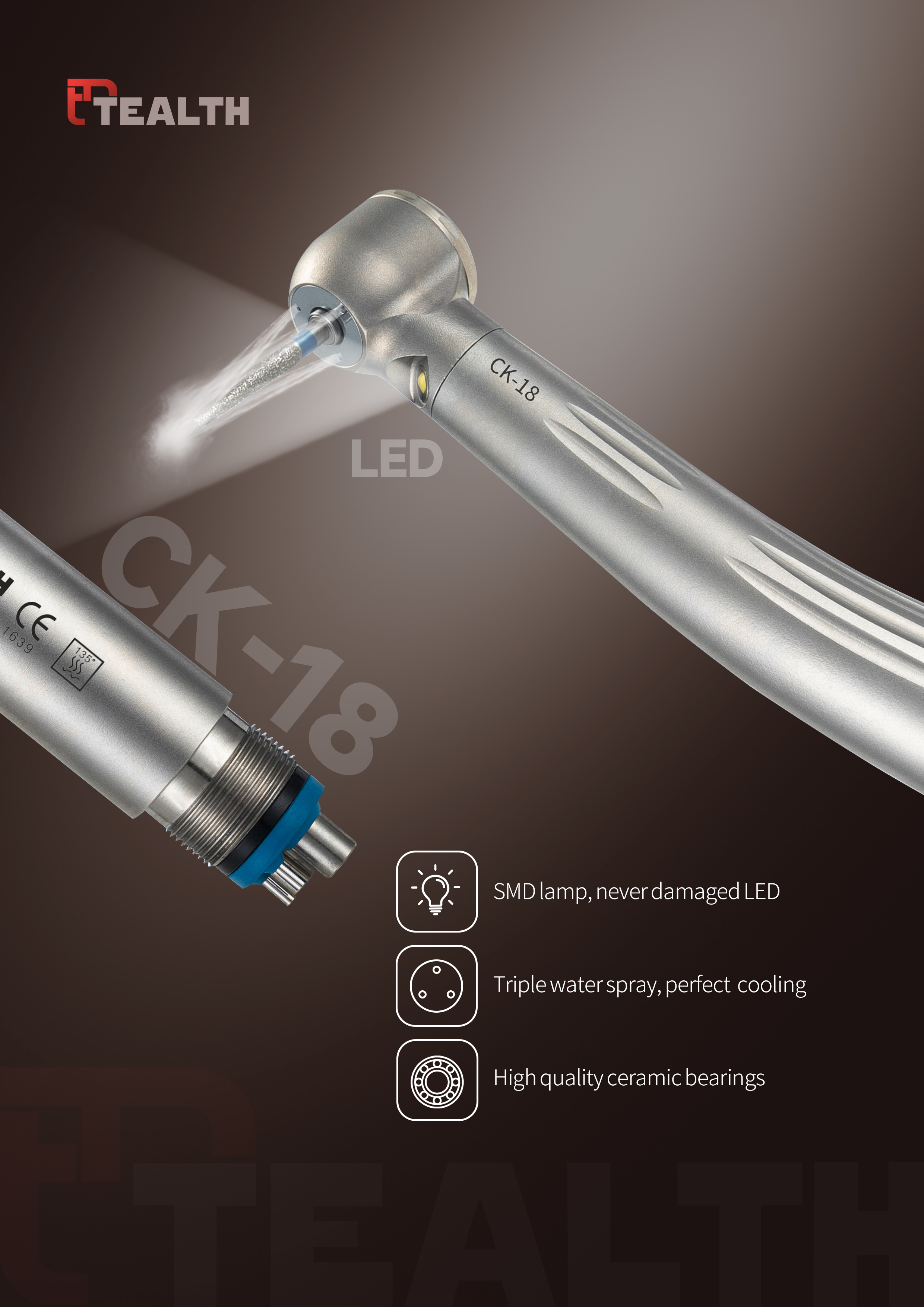 high speed dental handpiece