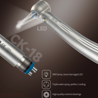CK 18 LED високоскоростен стоматологичен накрайник