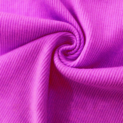 Tissu côtelé de rayonne et spandex