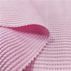 Waffle fabric CVC Cotton Polyester