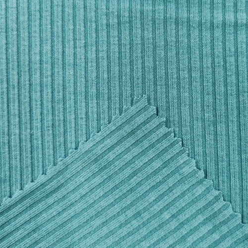 tissu maille côtelé coton côtelé viscose tissu RAYONNE