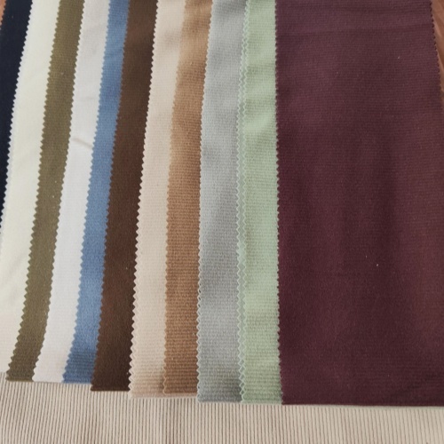 Kain Rajut Rib Polyester Rayon Spandex