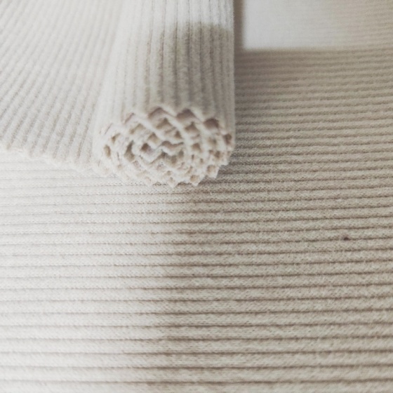 Polyester Rayon Spandex Rib Knitting Fabric