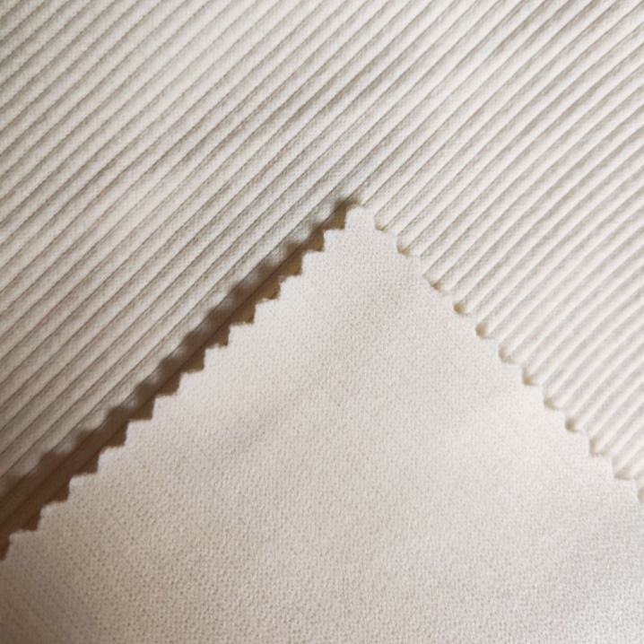 Kain Rajut Rib Polyester Rayon Spandex