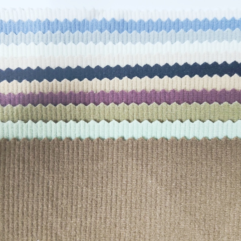 Kain Rajut Rib Polyester Rayon Spandex