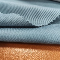 Polyester Spandex Kaburga Örgü Kumaş