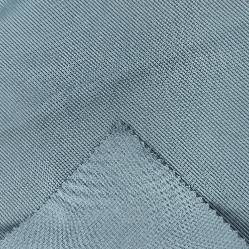 Polyester Spandex Kaburga Örgü Kumaş