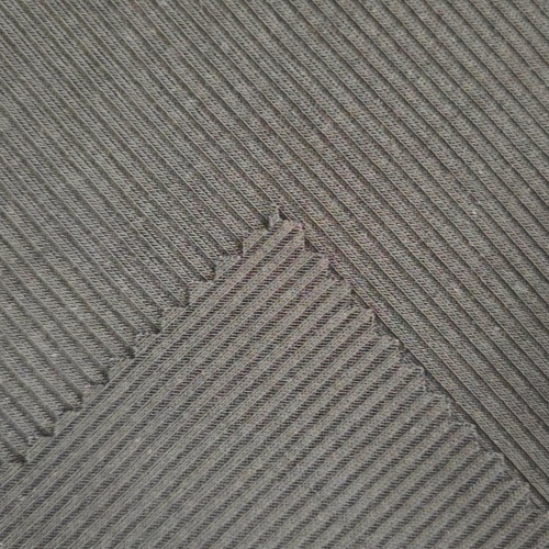 Tissu tricoté côtelé en rayonne Siro Spandex 2*2 de 30 pouces