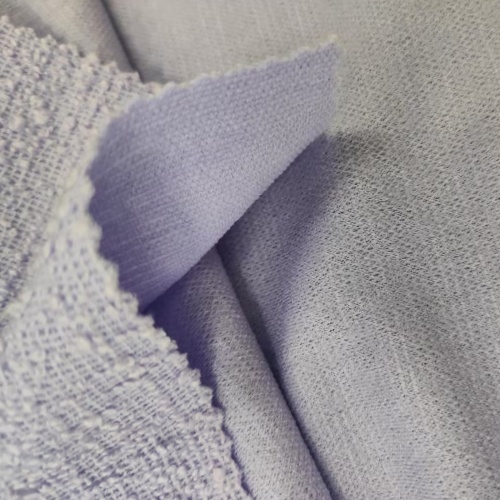 Tessuto a maglia jacquard in poliestere e spandex
