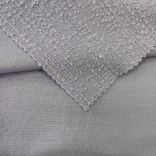 Tessuto a maglia jacquard in poliestere e spandex