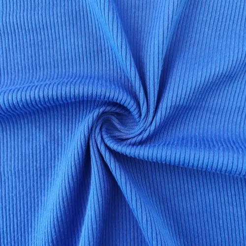 Kain Rajut Polyester Spandex Rib Fleece