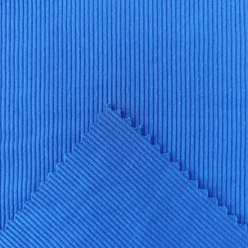 Kain Rajut Polyester Spandex Rib Fleece