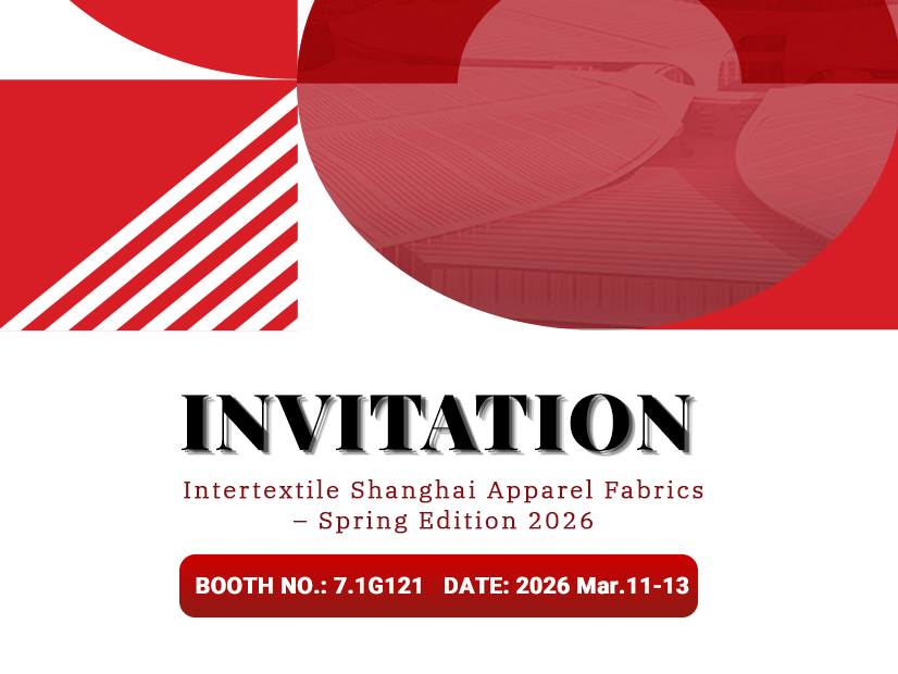 Welcome to Intertextile Shanghai Apparel Fabrics–Spring Edition 2026 Welcome to Intertextile Shanghai Apparel Fabrics–Spring Edition 2026
